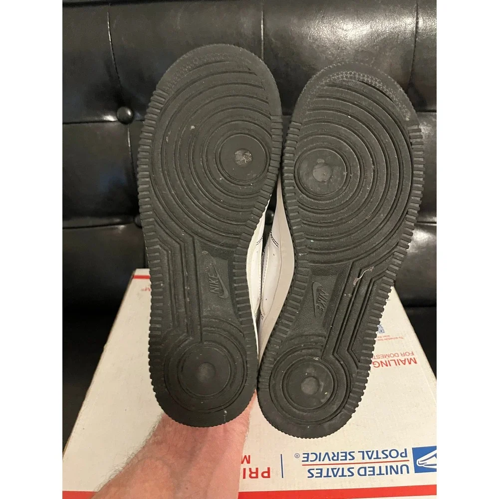 Nike Air Force 1 '07 GS White Black Contrast Stitch